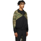 Rhude Black and Green Flight Jacket