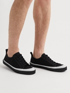 James Perse - Rubber-Trimmed Canvas Sneakers - Black