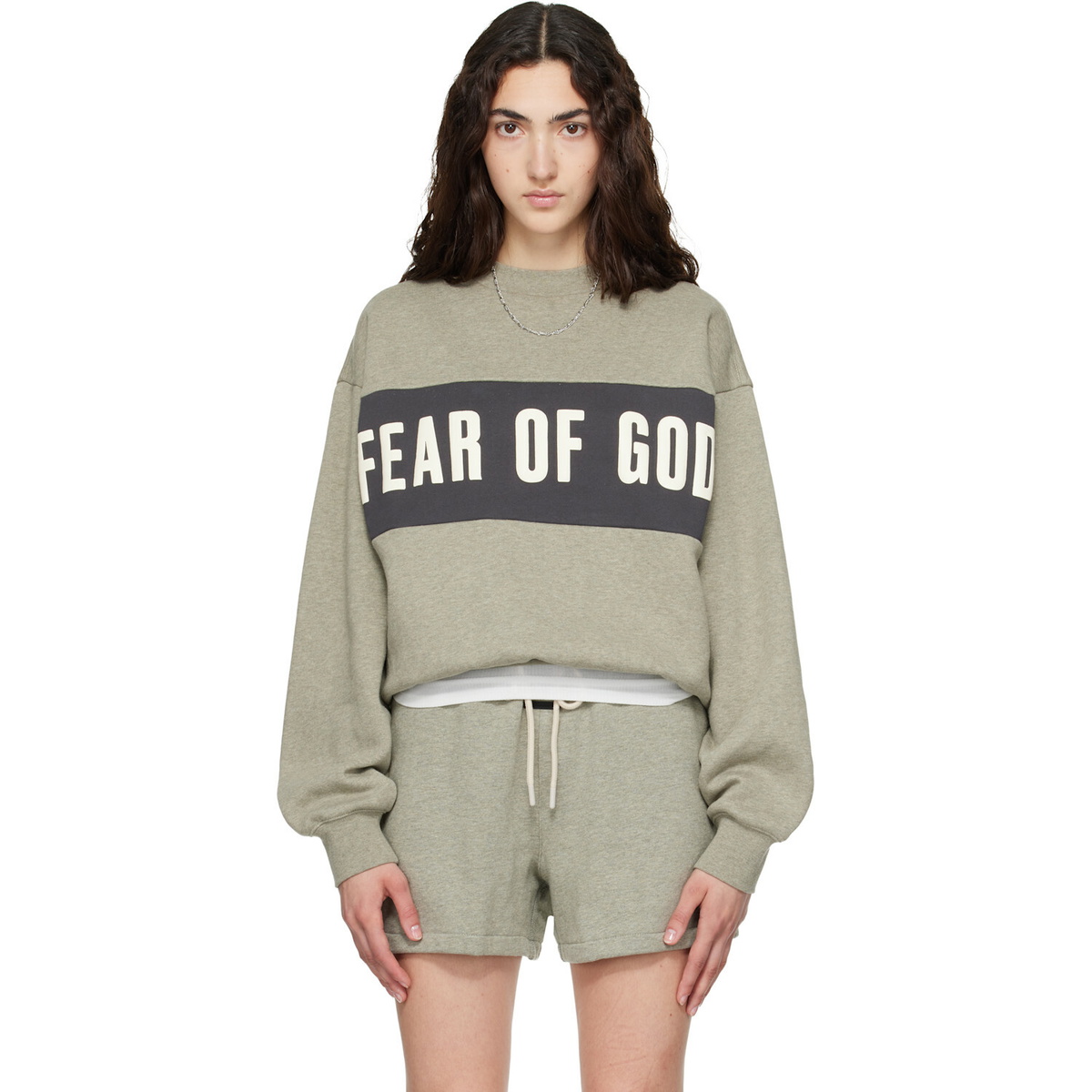 Fear of God ESSENTIALS Gray Classic Sweatshirt