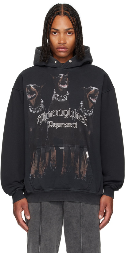 Photo: Represent Black 'Thoroughbred' Hoodie