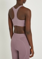 Adidas X Stella Mccartney Power Impact Stretch-jersey Training bra Purple