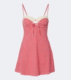 Montce Lena gingham minidress