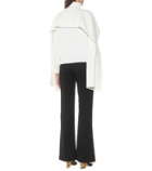 Givenchy - Cotton and wool cape sweater