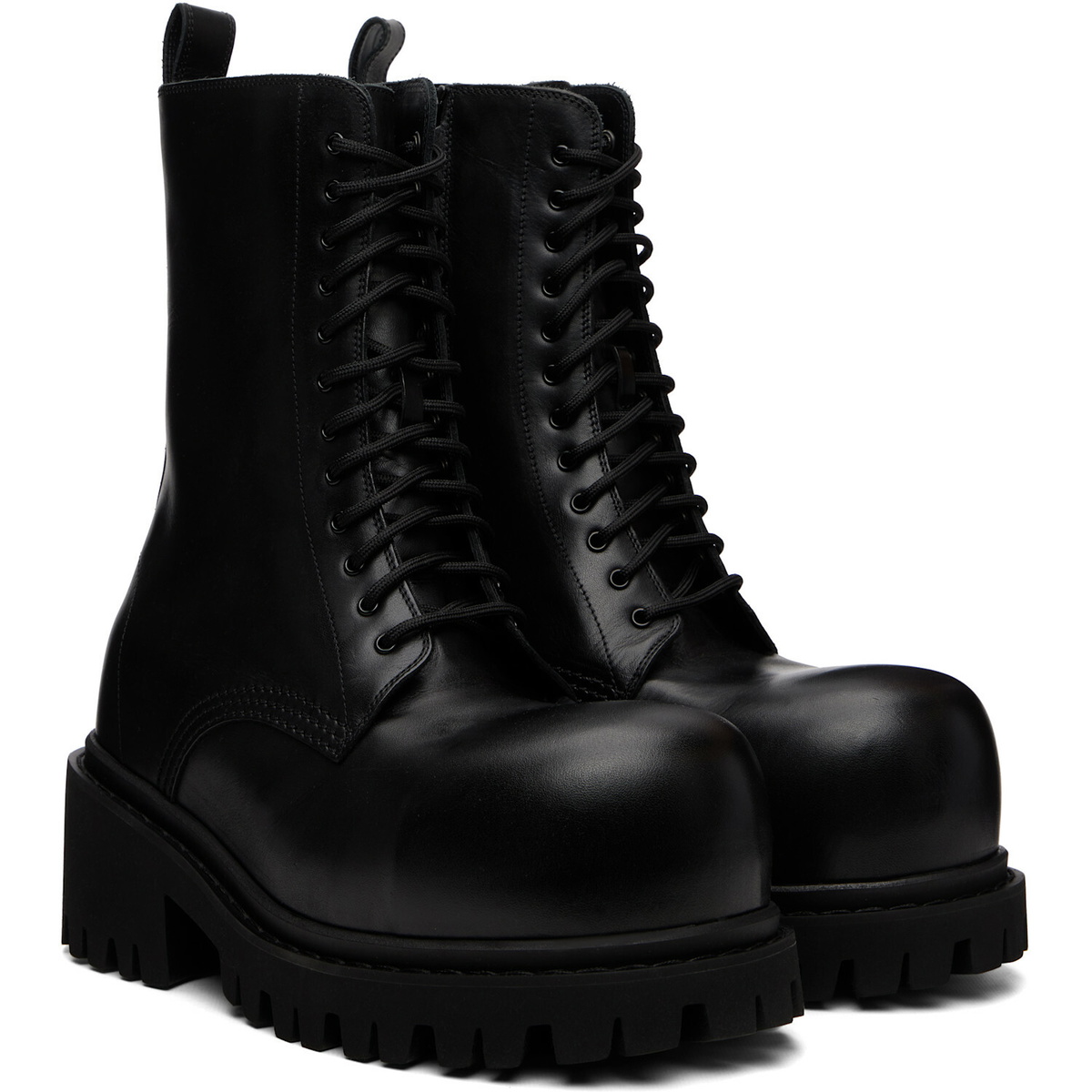 Balenciaga Black Stomper Boots
