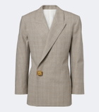 Bottega Veneta Checked double-breasted wool blazer