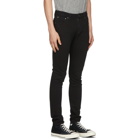 Nudie Jeans Black Skinny Lin Jeans