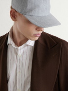 Canali - Striped Cotton-Poplin Shirt - White