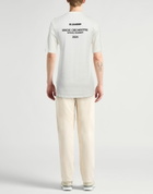 Jil Sander Mens T-shirt in White