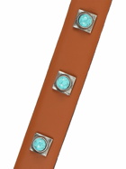 ETRO - 3cm Asta Leather & Studs Belt