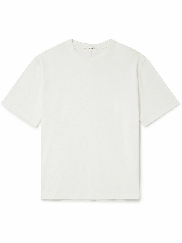 Photo: The Row - Errigal Cotton-Jersey T-Shirt - White