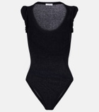Alaïa Ribbed-knit bodysuit