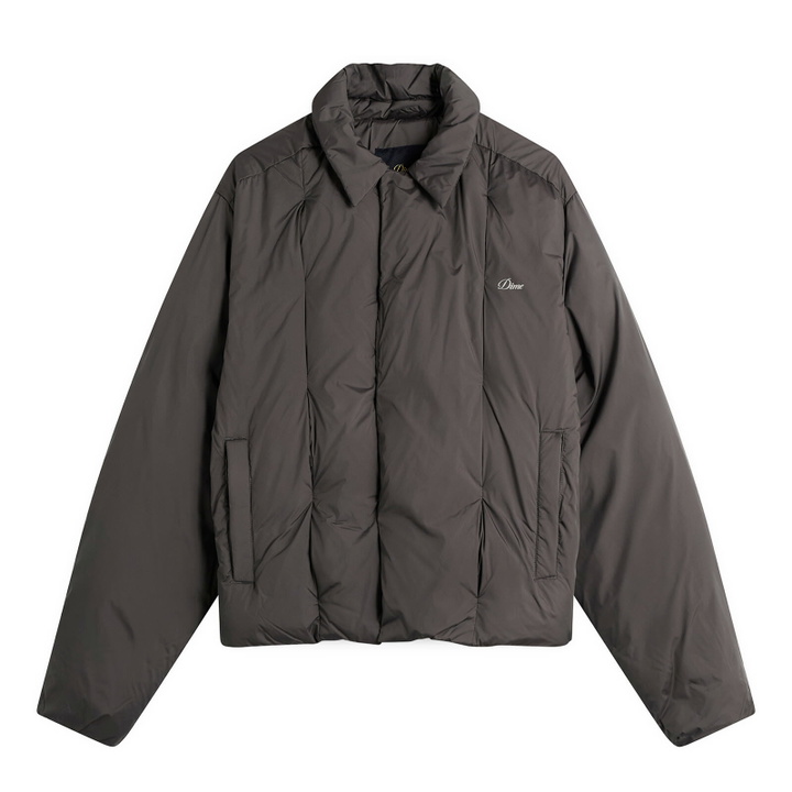 Photo: Dime Women's Pleated Puffer Jacket in Charcoal