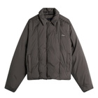 Dime Women's Pleated Puffer Jacket in Charcoal