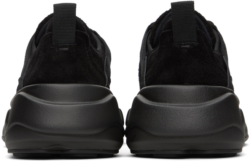 【関税&送料込】Jil Sander Black Fabric And Suede Sneakers Jil Sander Black Hairy Suede Sneakers Jil Sander