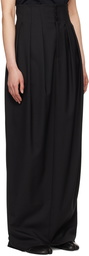 Aaron Esh Black Pleated Maxi Skirt