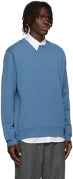 Dries Van Noten Blue French Terry Sweatshirt