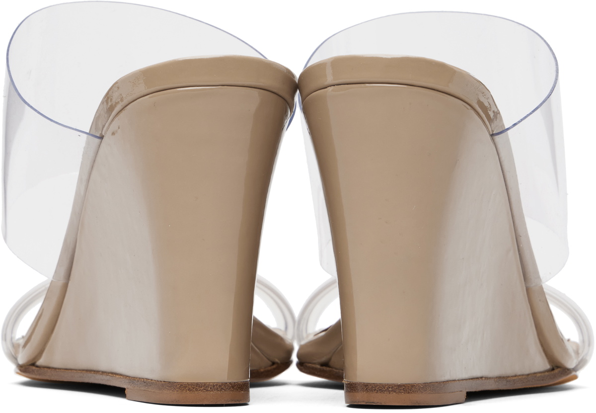 Maryam Nassir Zadeh Beige Olympia Wedge Heeled Sandals