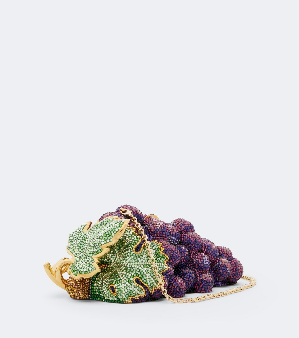 Judith Leiber Couture Grapes Concord embellished clutch