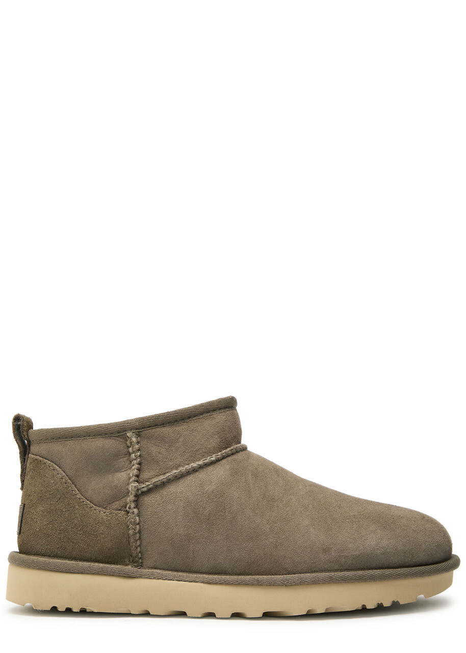 Ugg Classic Ultra Mini Suede Boots Brown