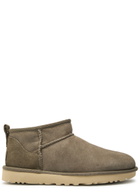 Ugg Classic Ultra Mini Suede Boots Brown