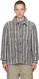 Stüssy Gray Stripe Shirt