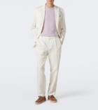 Canali Linen and silk slim pants
