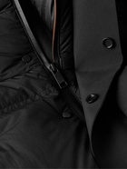 Zegna - Quilted Shell Hooded Down Ski Jacket - Black