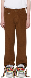 drew house SSENSE Exclusive Brown Cotton Trousers