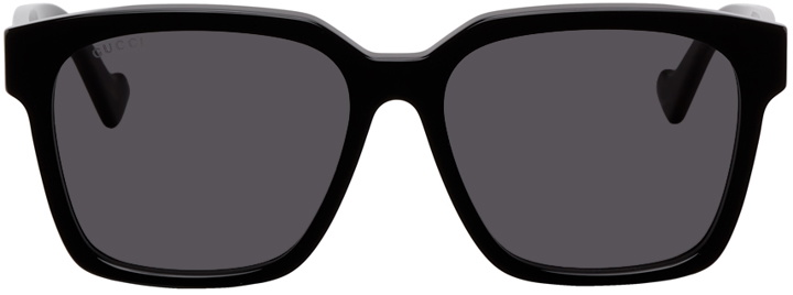 Photo: Gucci Black Shiny Square Sunglasses