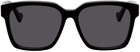 Gucci Black Shiny Square Sunglasses