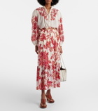 Etro Floral cotton voile blouse
