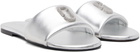 Marc Jacobs Silver 'The Pave Snapshot' Slides