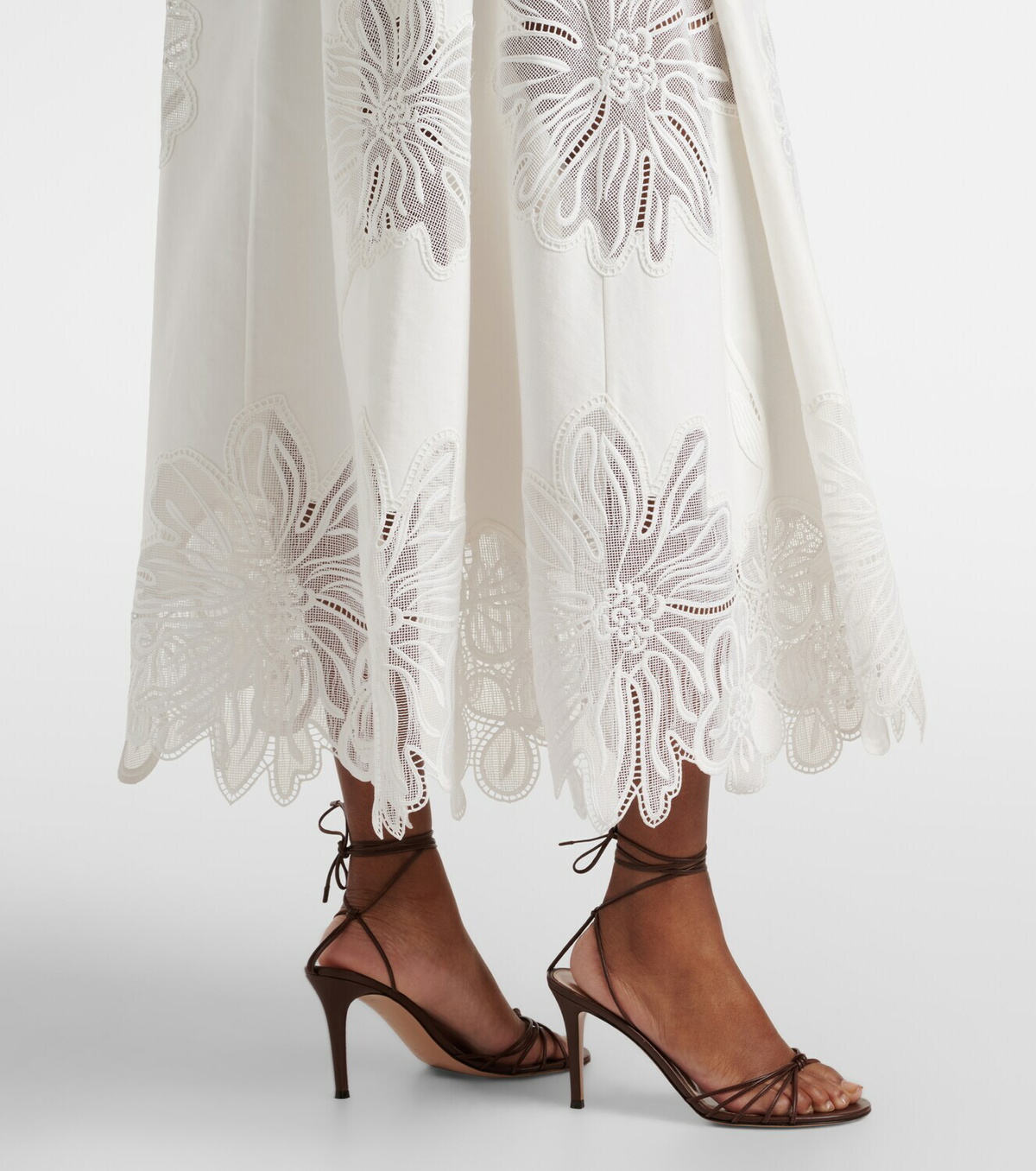 Elie Saab Embroidered halterneck cocktail dress