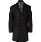 Hugo Boss - Nido Slim-Fit Virgin Wool-Blend Bouclé Coat with Detachable Quilted Shell Gilet - Gray