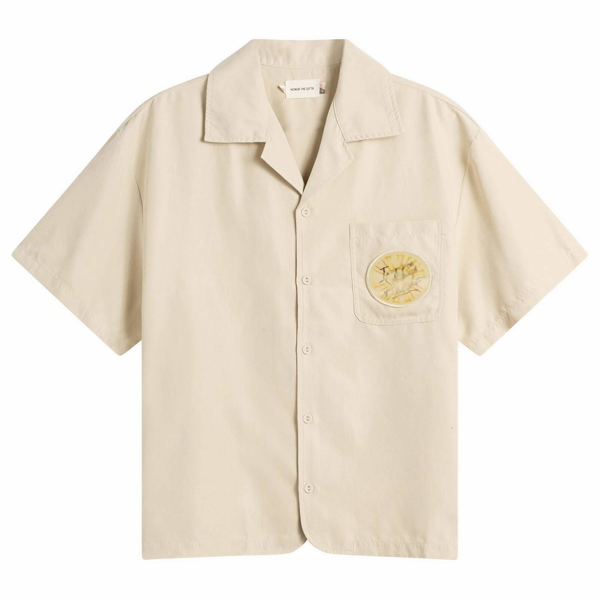 Honor the Gift Men's Brushed Camp Shirt in Sand