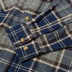 Gramicci Men's Flannel Shirt in Navy