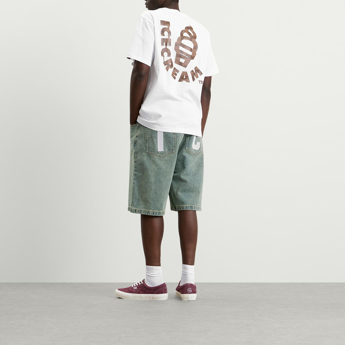 ICECREAM Men's Waffle Cone T-Shirt in White