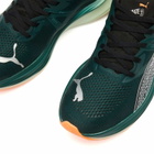Puma Deviate NITRO 3 Sneaker in Green Terrain/Heat Fire