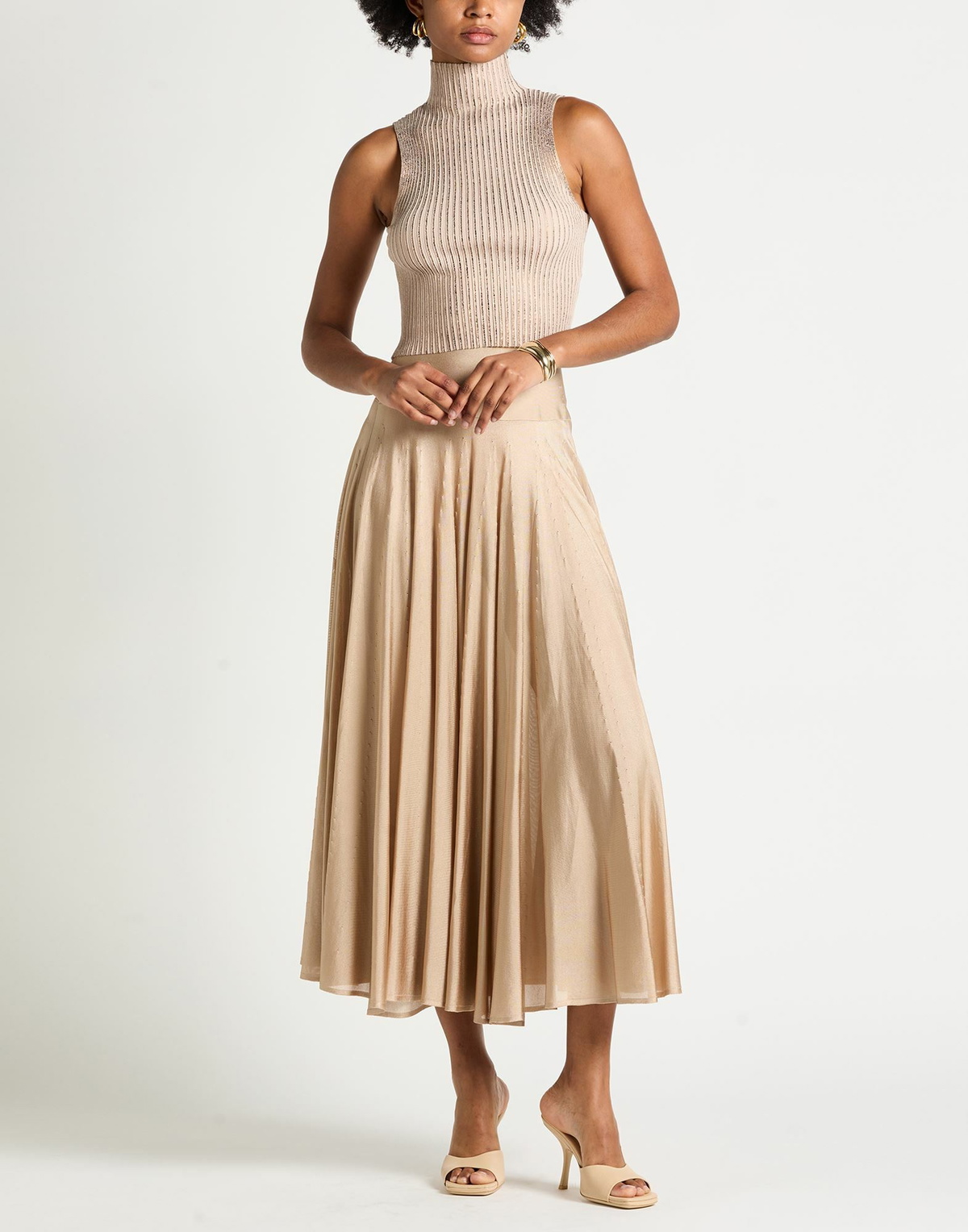 Peserico Womens Turtleneck Bronze