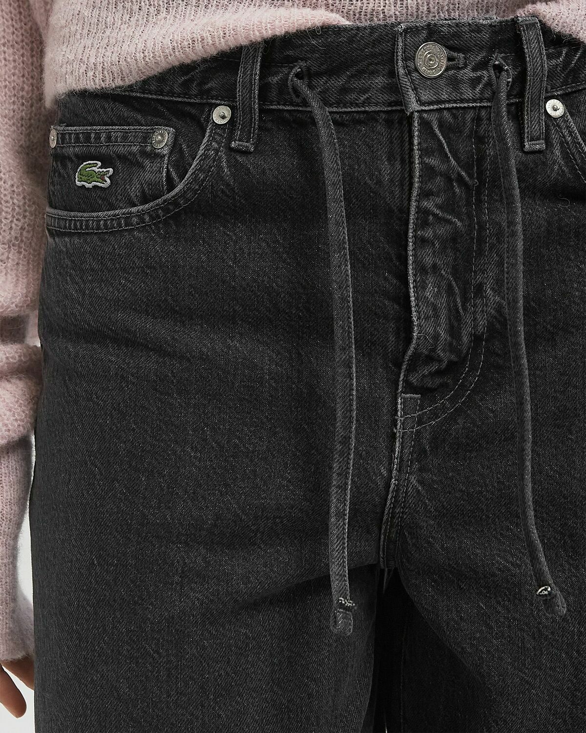 Lacoste TROUSERS Black Womens Jeans