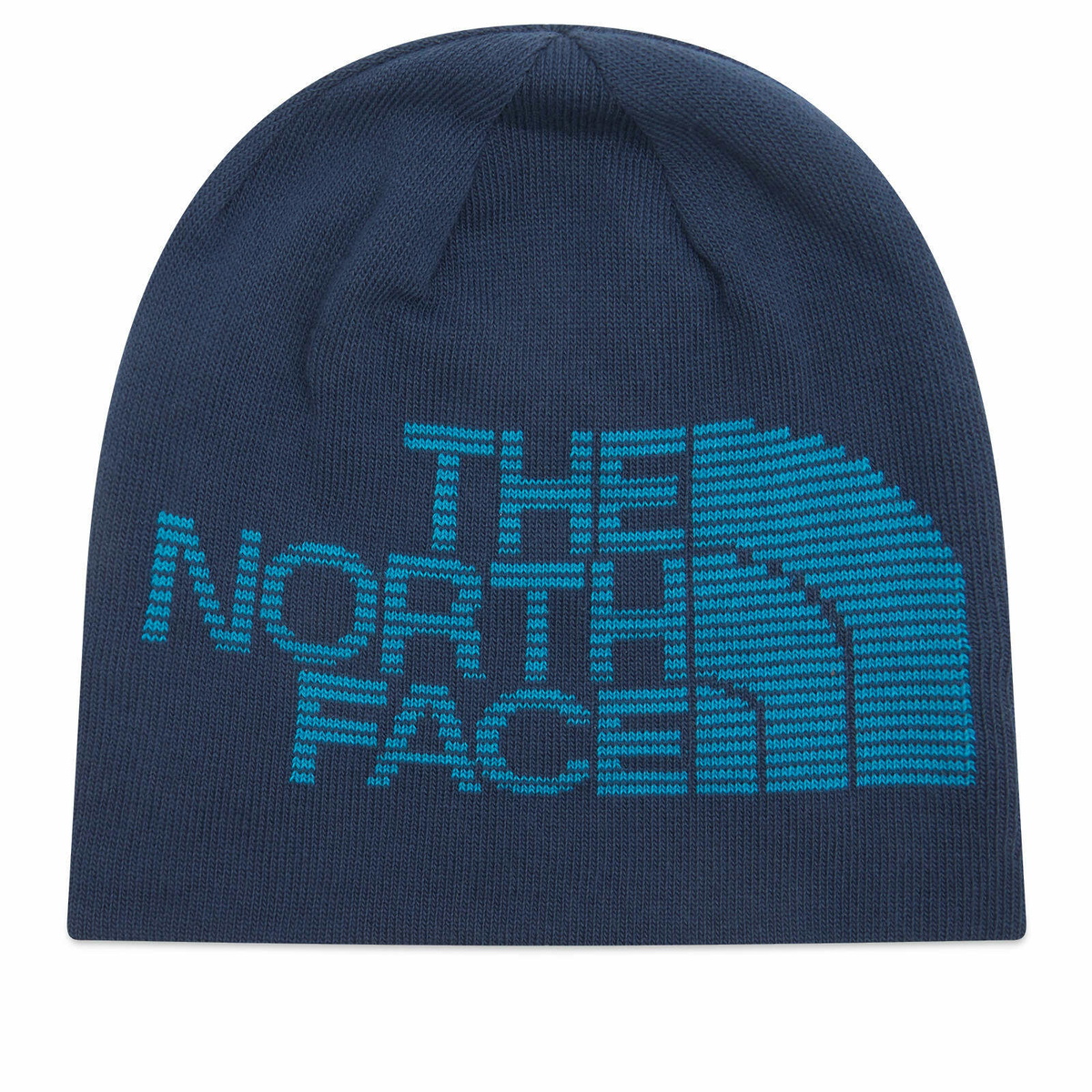 The North Face Men's Reversible Highline Beanie in Summit Navy/Dusk Blue 
