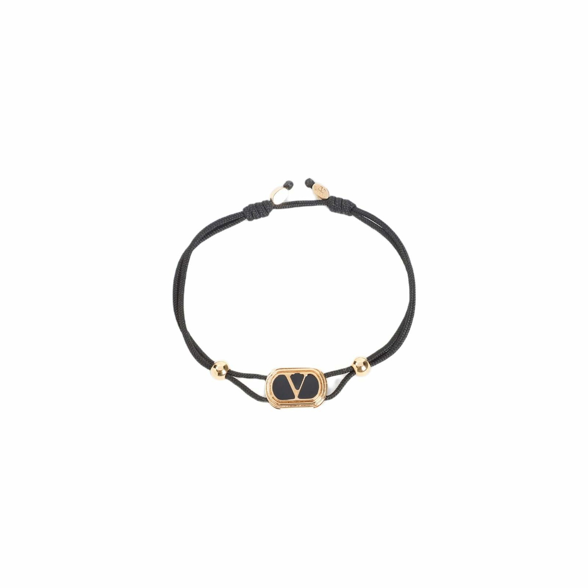 Valentino Silver Valentino Garavani VLTN Chain-Link Bracelet