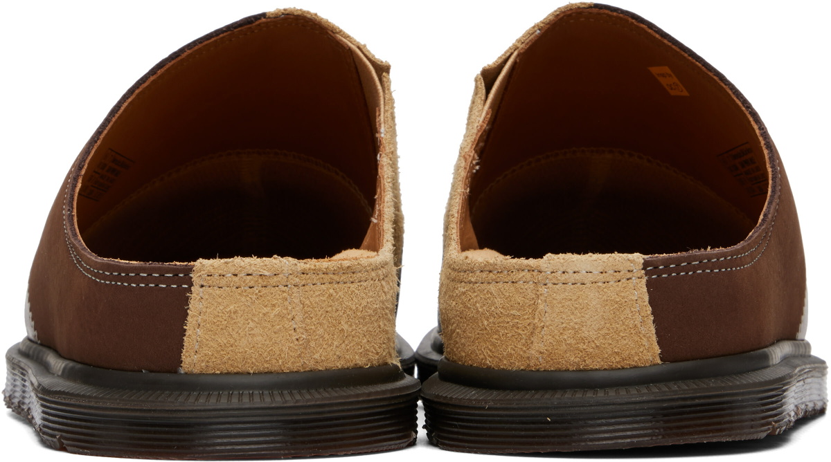 Dr. Martens Brown & Black San Patchwork Loafers