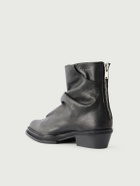 424 - Marathon Cowboy Leather Boots - Black