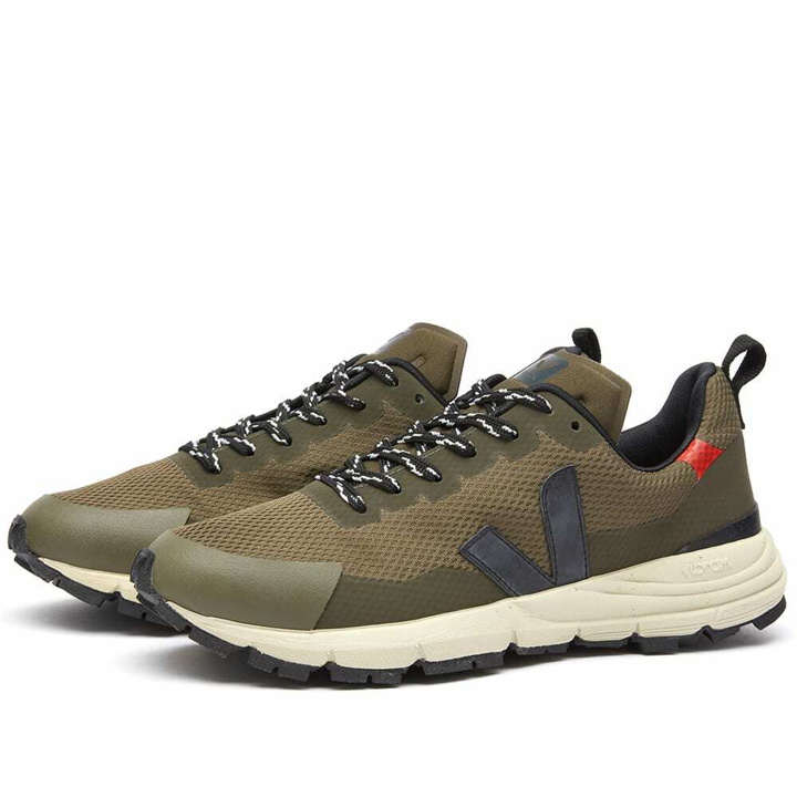 Photo: Veja Men's Dekkan Trail Sneakers in Khaki/Black