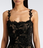 Carolina Herrera Guipure lace cocktail dress
