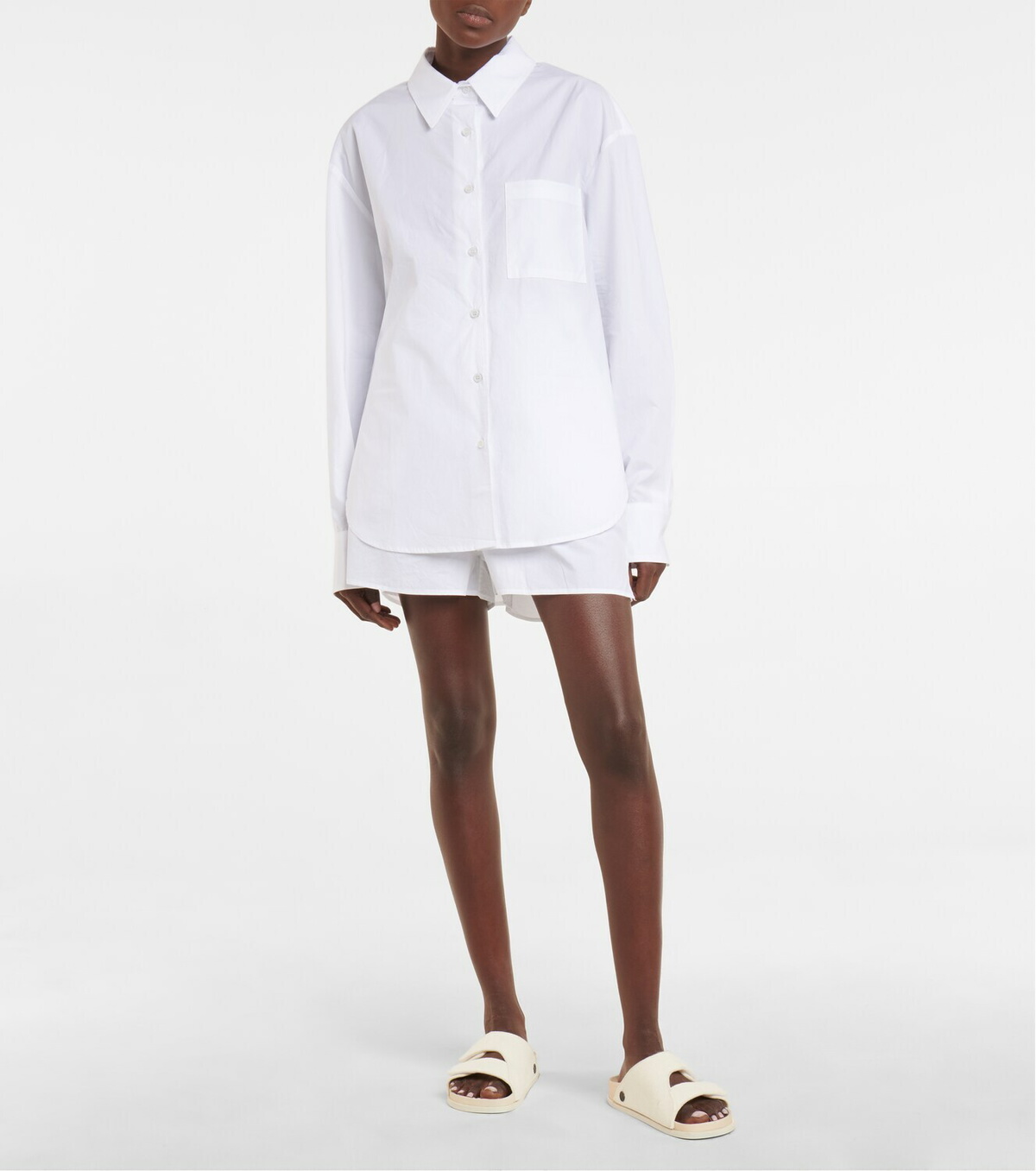 The Frankie Shop Lui cotton shirt