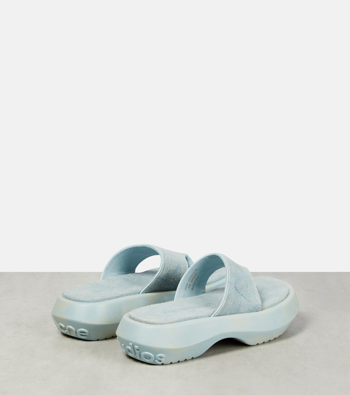 Acne Studios - Platform leather sandals Acne Studios