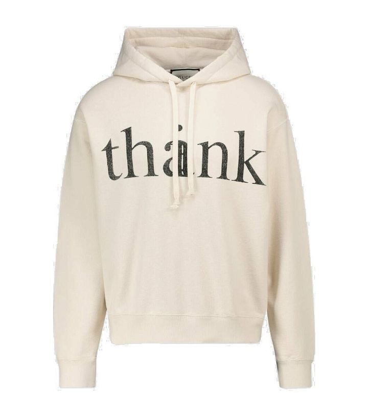 Photo: Gucci Think/Thank hooded sweatshirt