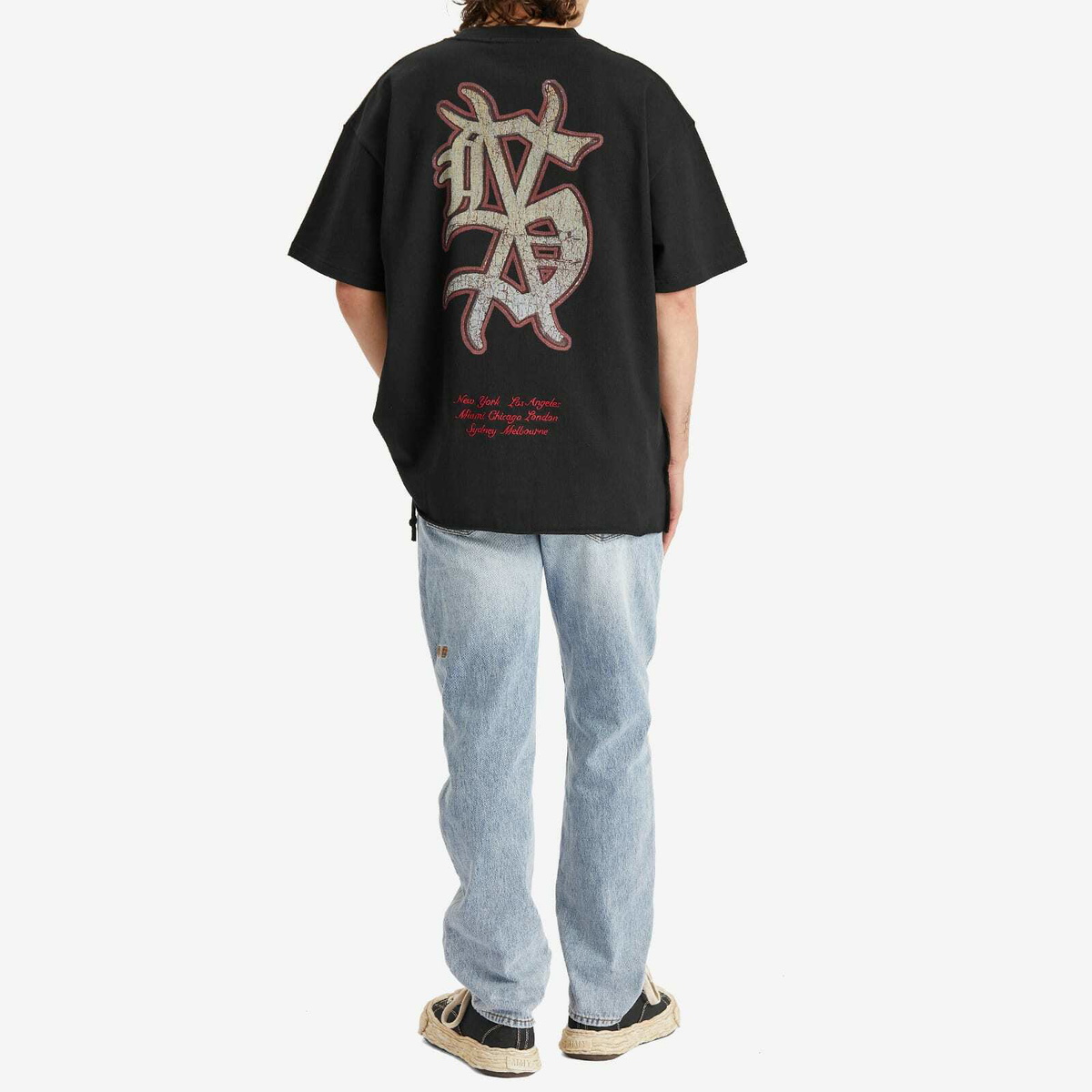 Ksubi Playoff Ekcess Tシャツ Ksubi Men's Playoff Ekcess T-Shirt in Jet Black Ksubi